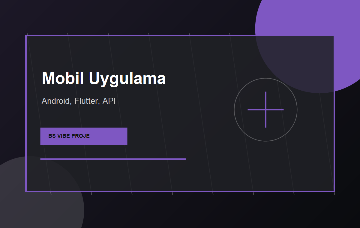 Mobil uygulama geliştirme projesi