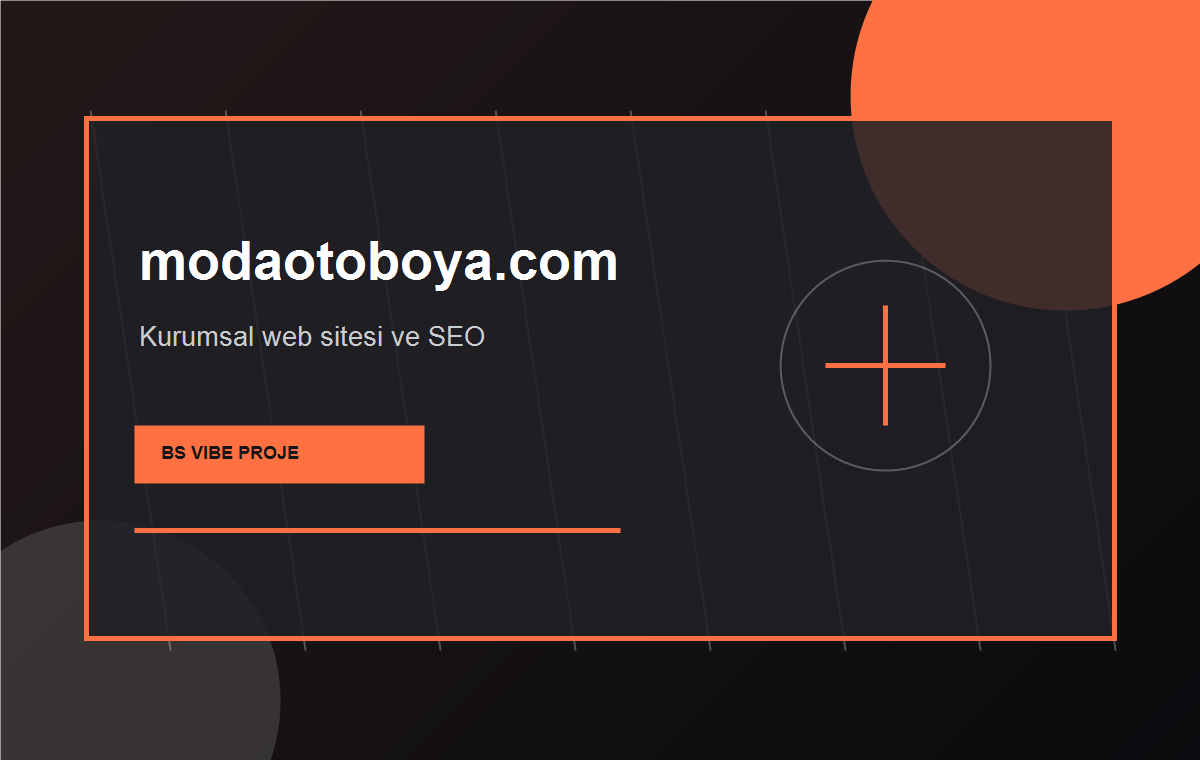 modaotoboya.com proje kapak görseli