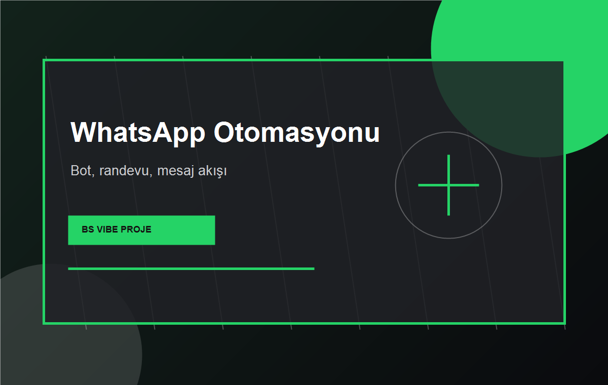 WhatsApp bot randevu ve toplu mesaj yazılımı